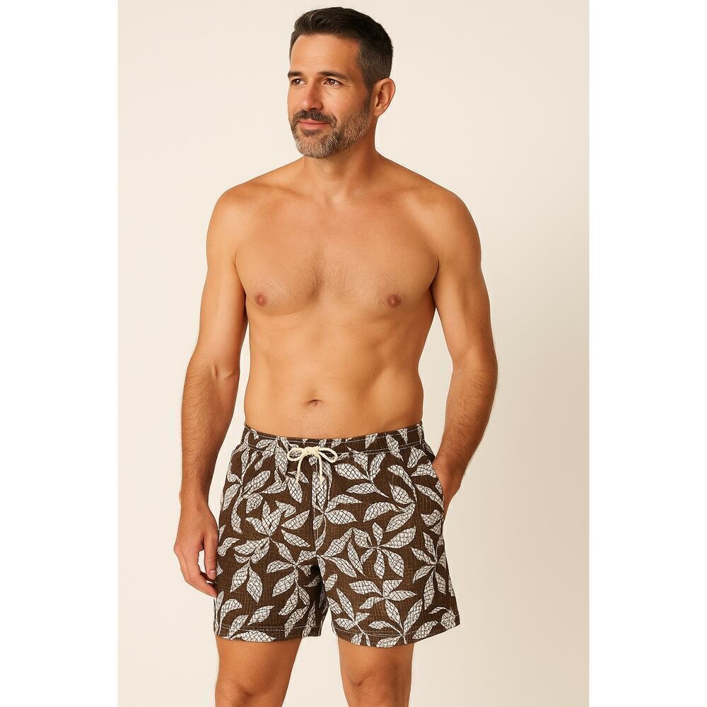 Tommy Bahama Relax Floral Swim Trunks Brown XXL